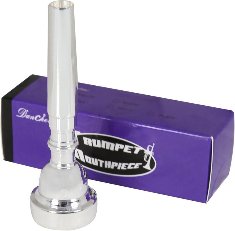 Danchet Silver Plated 7C Trumpet Mouthpiece - Trumpet Musical Instrument Accessories - For Beginners and Professionals.… - Image 2